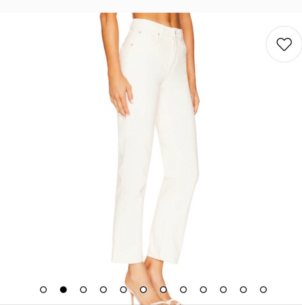 We The Free Pacifica Straight-Leg Jeans off white